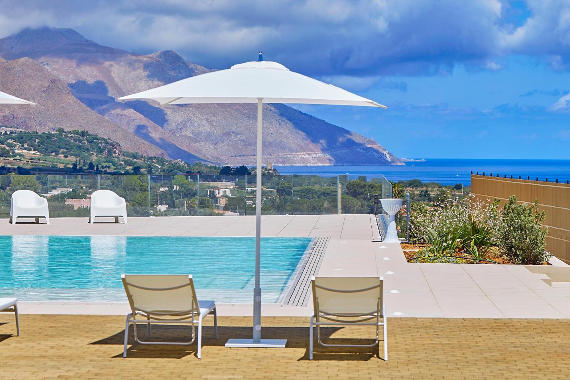 Villa Etesiae Castellammare del Golfo Bagian luar foto