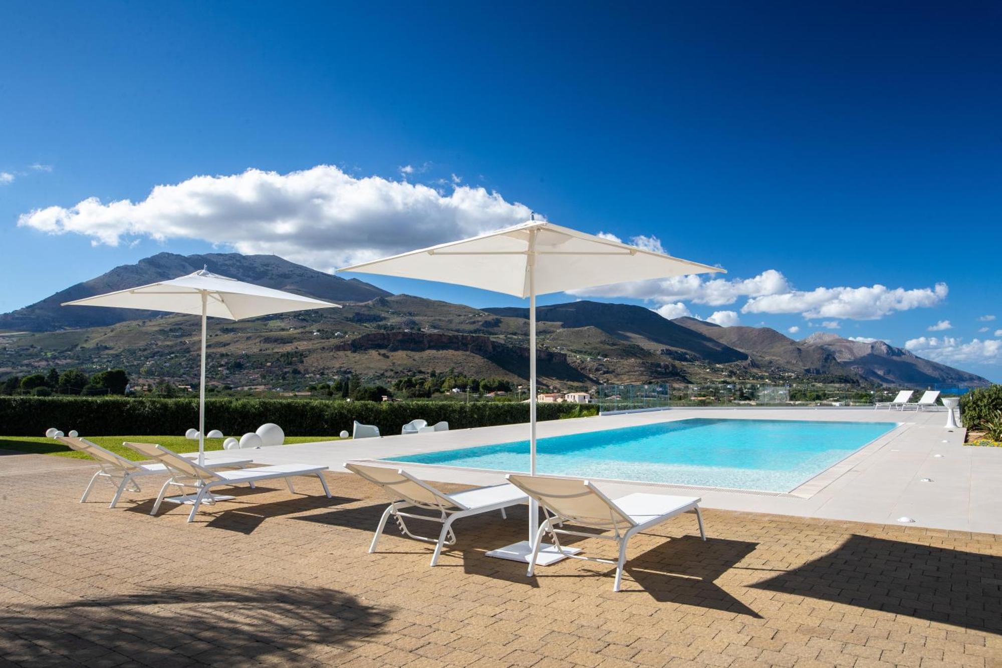 Villa Etesiae Castellammare del Golfo Bagian luar foto